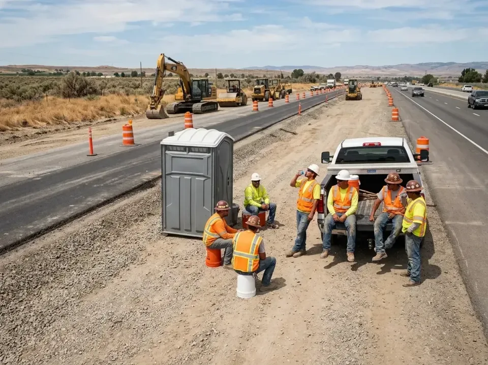highway-road-construction-crew-007 — frequently asked questions, Porta Potty and Restroom Rentals in Bayview, CA